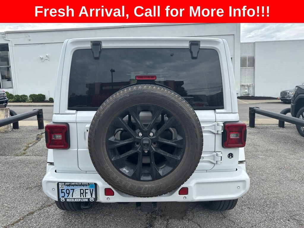 2022 Bright White Clearcoat Jeep Wrangler Unlimited Sahara High Altitude 4X4 SUV