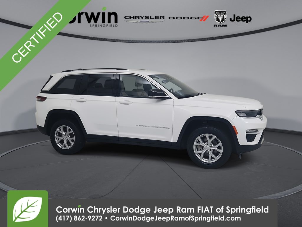 Bright White Clearcoat 2023 Jeep Grand Cherokee Limited 4WD SUV / Crossover Four-Wheel Drive 8-Speed Automatic