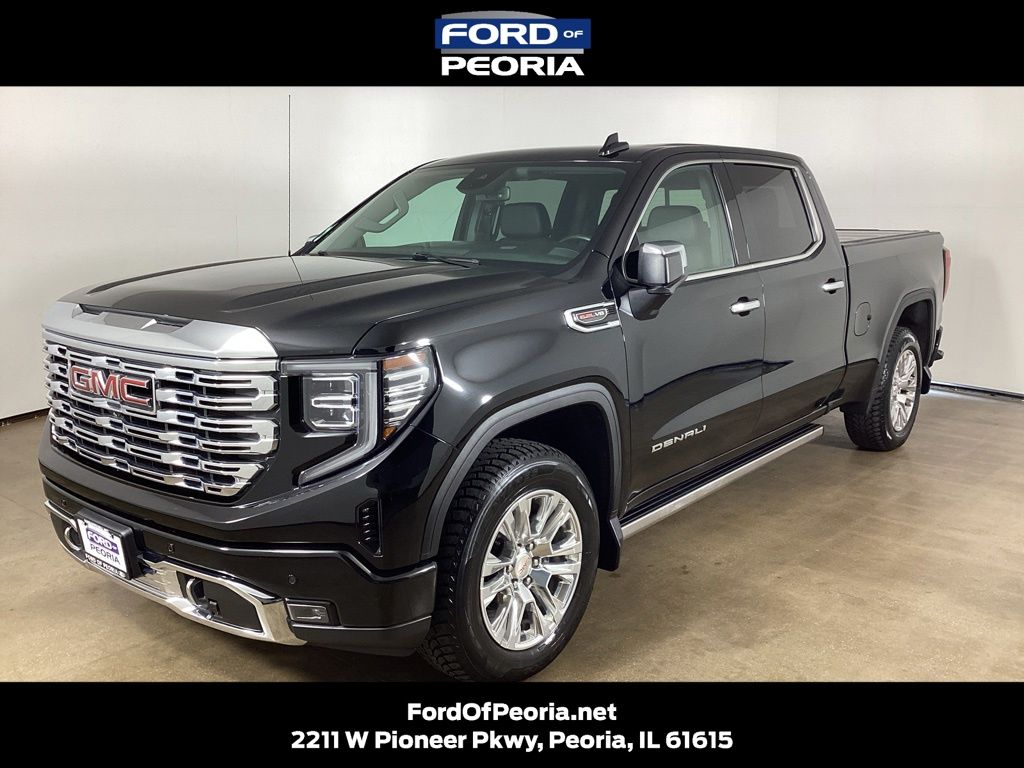 Onyx Black 2022 GMC Sierra 1500 Pickup Truck Four-Wheel Drive Automatic