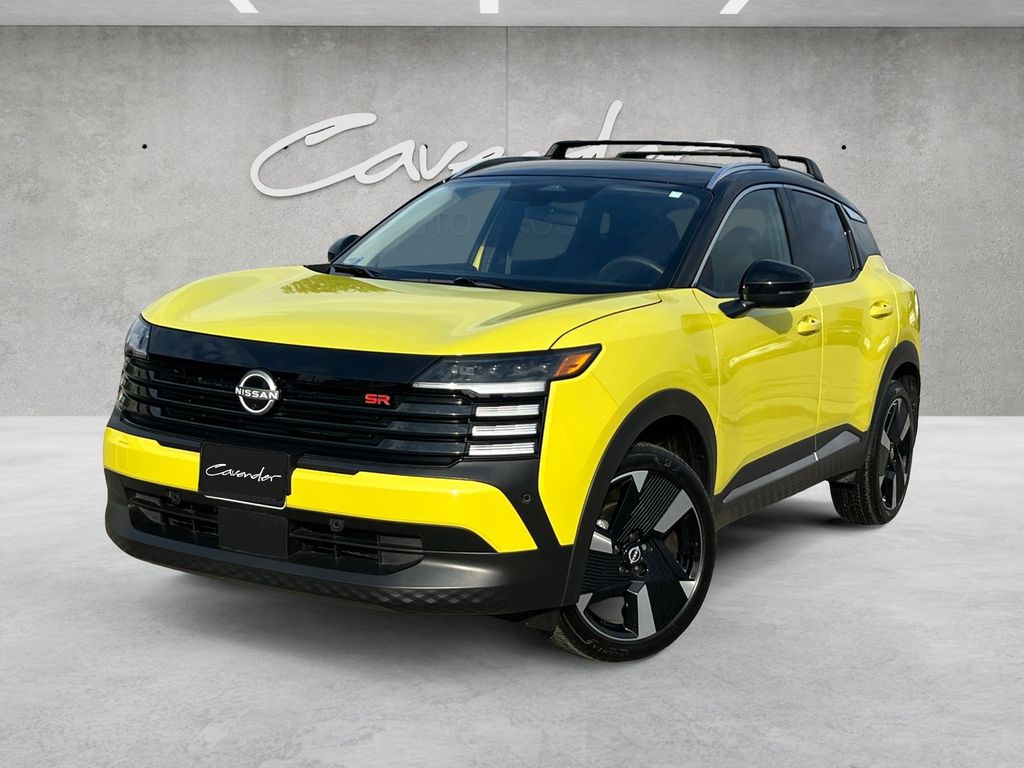 Yuzu Yellow Metallic/Super Black 2025 Nissan Kicks SR FWD SUV / Crossover Front-Wheel Drive Continuously Variable Transmission