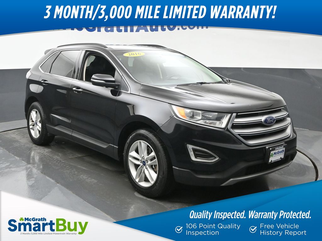Shadow Black 2016 Ford Edge SEL AWD SUV / Crossover All-Wheel Drive 6-Speed Automatic