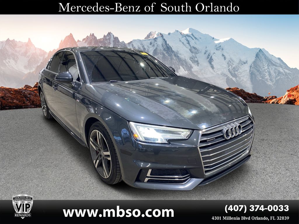 Gray Metallic 2017 Audi A4 Sedan All-Wheel Drive 7-Speed Automatic