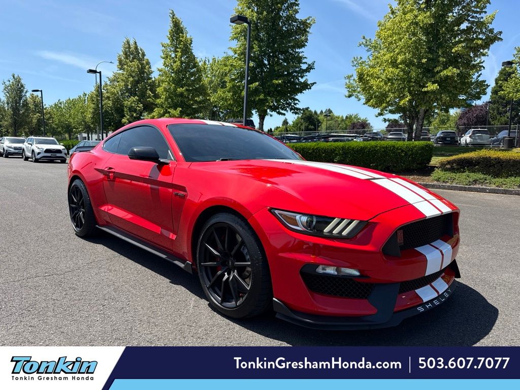 Race Red 2016 Ford Mustang Shelby GT350 Coupe Rear-Wheel Drive 6-Speed Manual