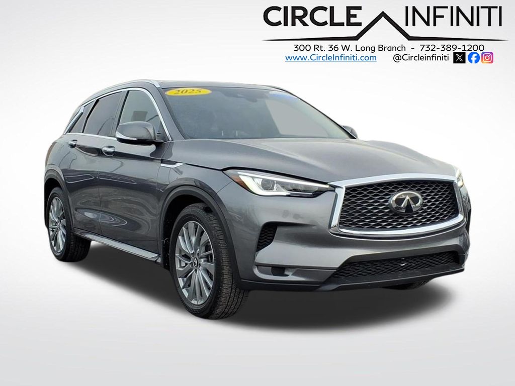 Gray (Graphite Shadow) 2025 INFINITI QX50 SUV / Crossover All-Wheel Drive Continuously Variable Transmission