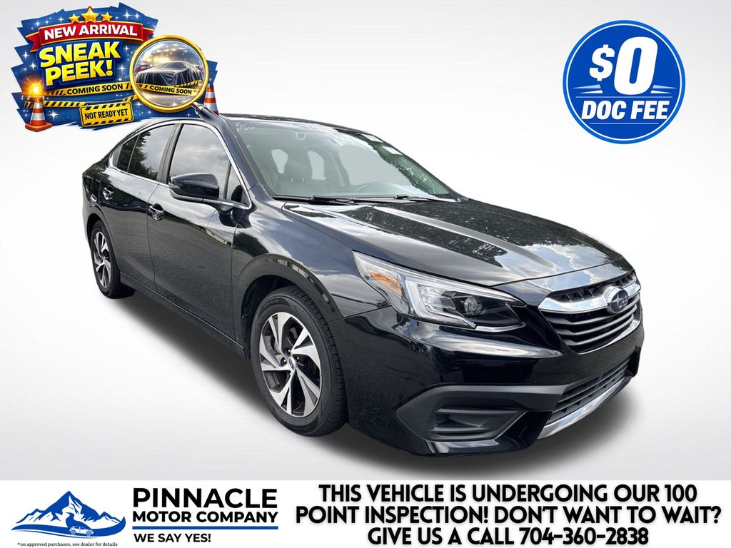 Crystal Black Silica 2022 Subaru Legacy Sedan All-Wheel Drive Continuously Variable Transmission