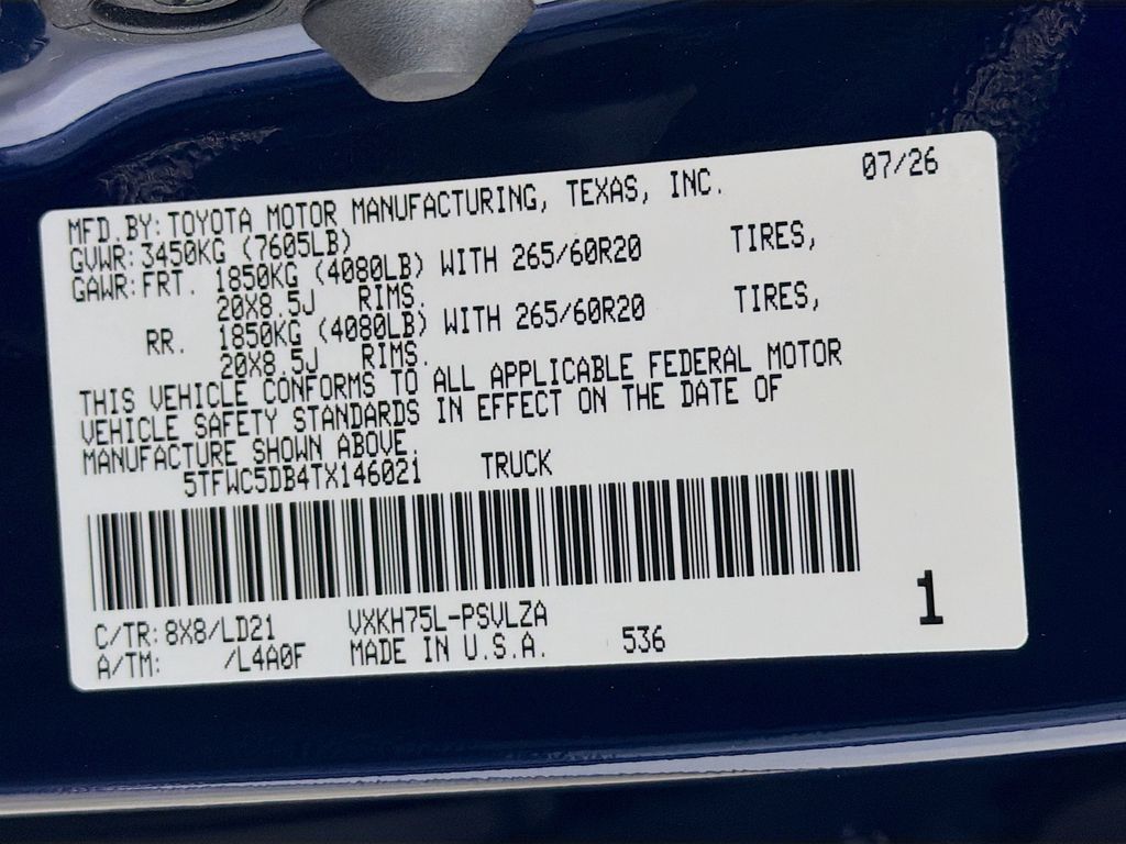 New 2026 Toyota Tundra i-FORCE MAX Truck