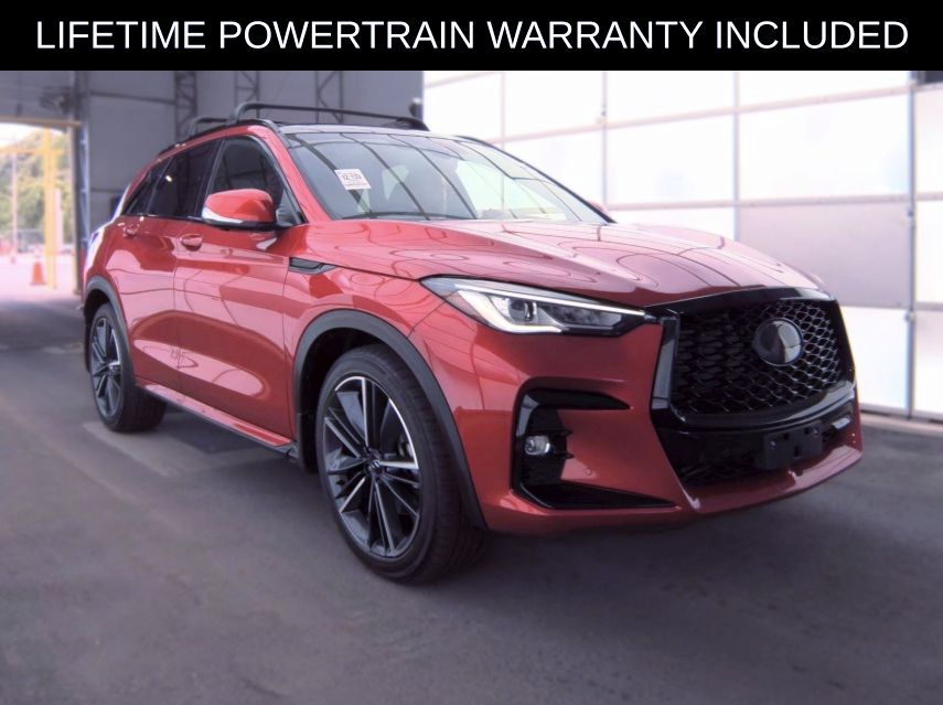 Dynamic Sunstone Red 2025 INFINITI QX50 SUV / Crossover All-Wheel Drive Continuously Variable Transmission