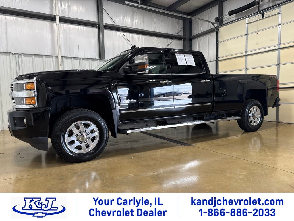 Black 2015 Chevrolet Silverado 3500HD Pickup Truck Four-Wheel Drive 6-Speed Automatic