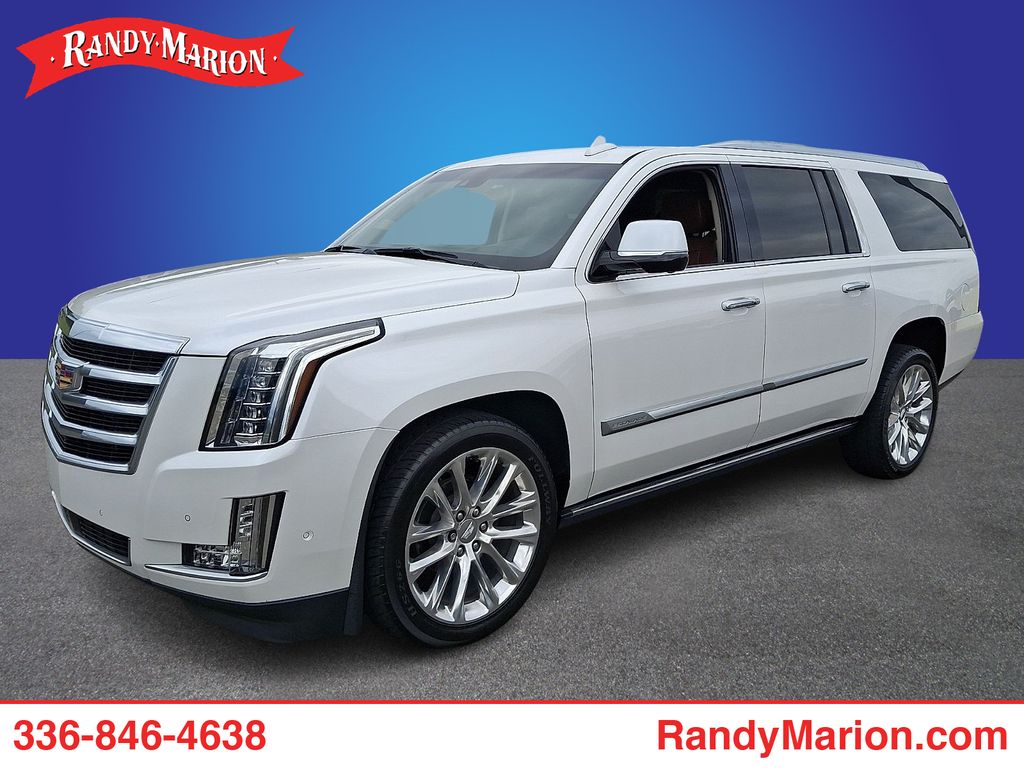 Crystal White 2020 Cadillac Escalade ESV Premium Luxury 4WD SUV / Crossover Four-Wheel Drive Automatic
