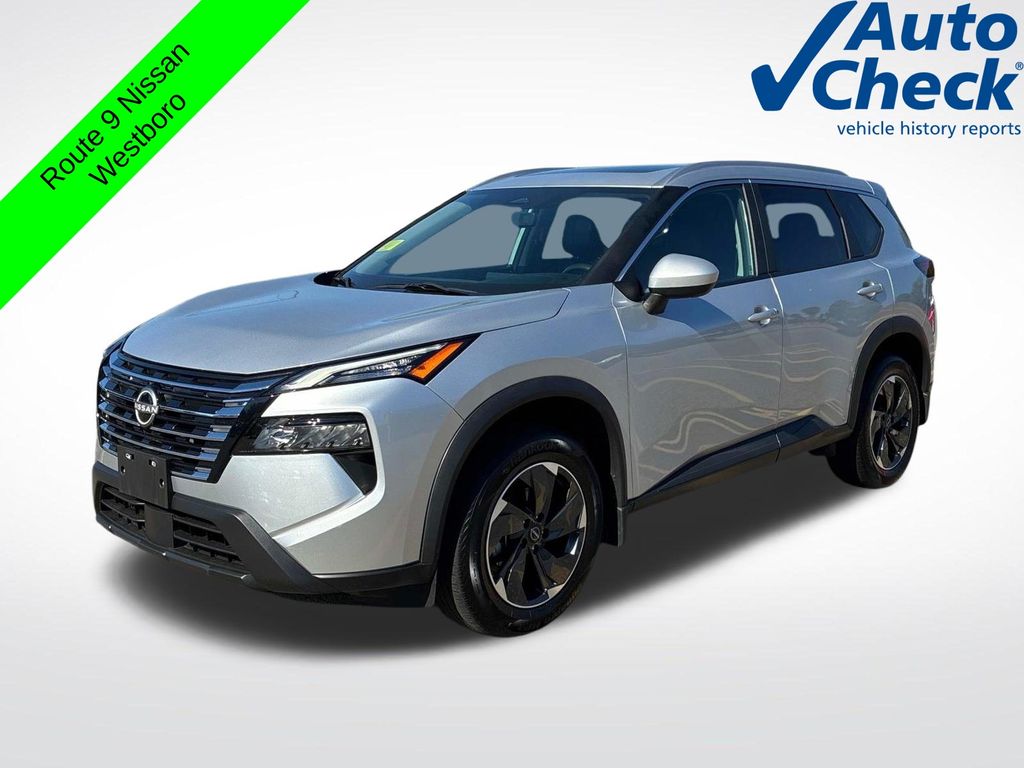 Brilliant Silver Metallic 2024 Nissan Rogue SUV / Crossover All-Wheel Drive Continuously Variable Transmission
