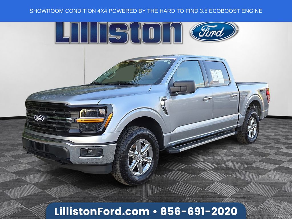 Silver Metallic 2025 Ford F-150 Pickup Truck Four-Wheel Drive Automatic