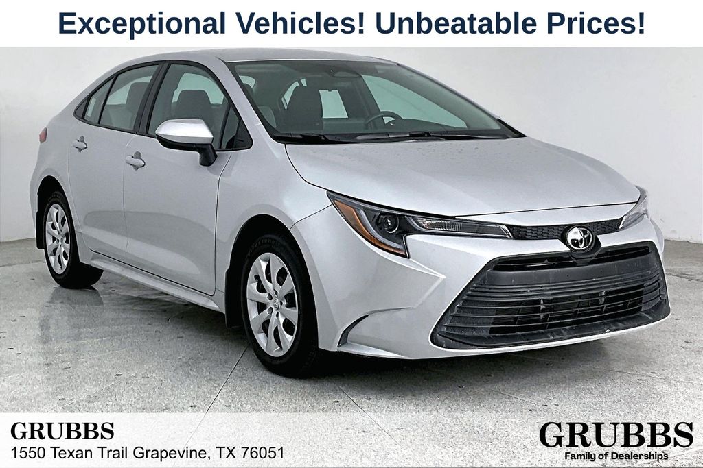 Classic Silver Metallic 2026 Toyota Corolla LE FWD Sedan Front-Wheel Drive Continuously Variable Transmission