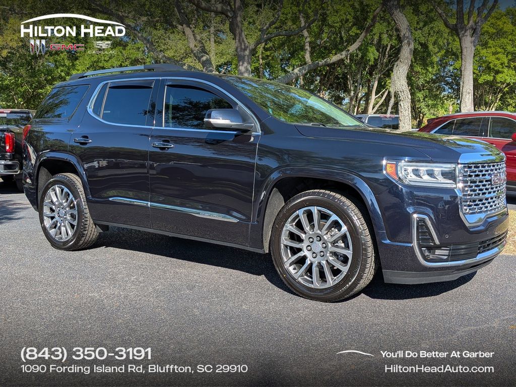 Midnight Blue Metallic 2021 GMC Acadia Denali AWD SUV / Crossover Four-Wheel Drive 9-Speed Automatic