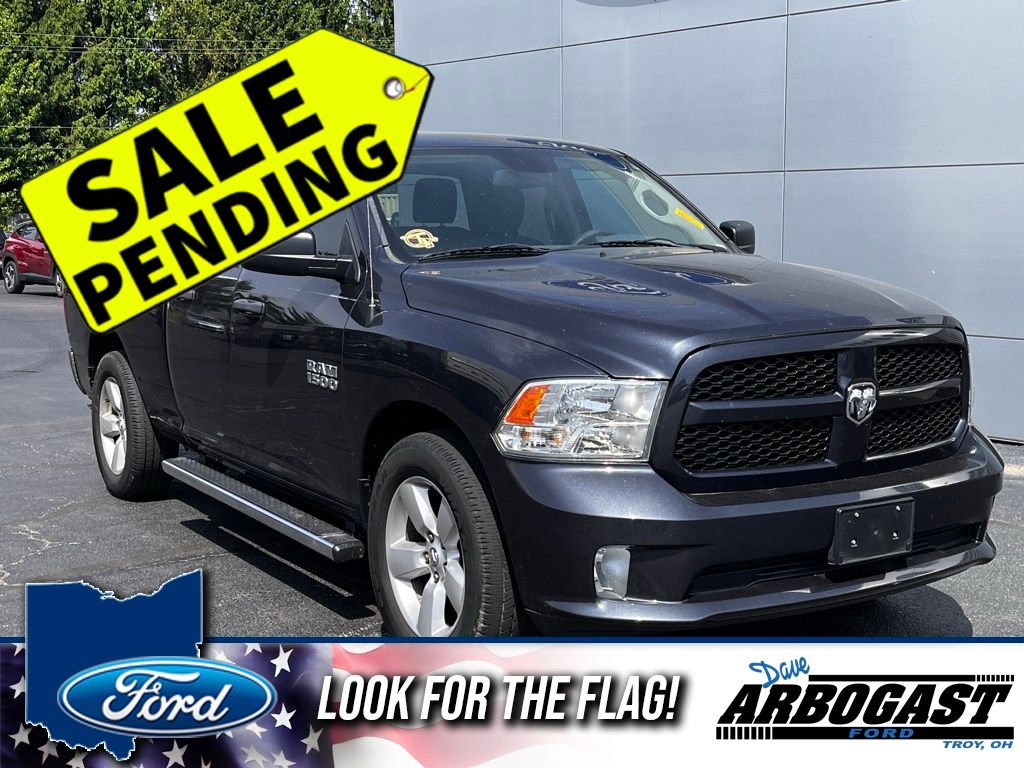 Gray (Maximum Steel Metallic Clearcoat) 2016 RAM 1500 Express Quad Cab RWD Pickup Truck 4X2 8-Speed Automatic