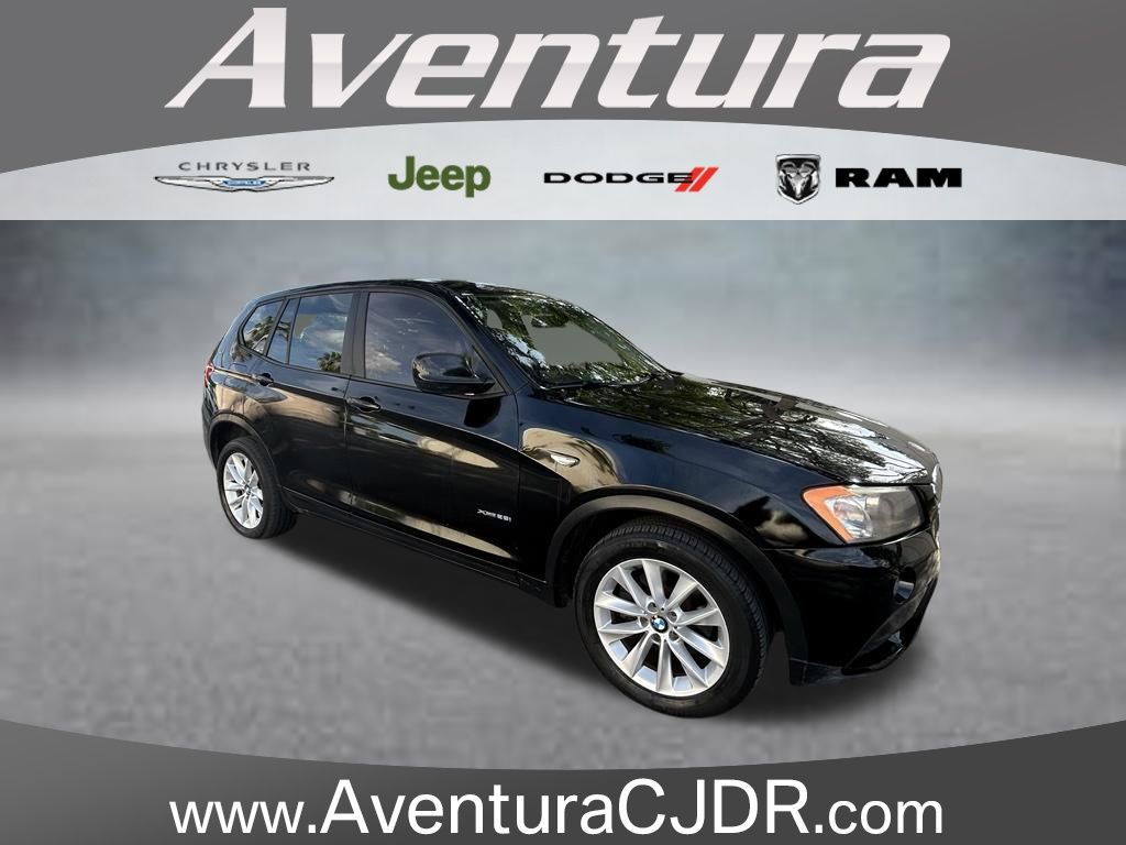 Jet Black 2014 BMW X3 SUV / Crossover All-Wheel Drive 8-Speed Automatic