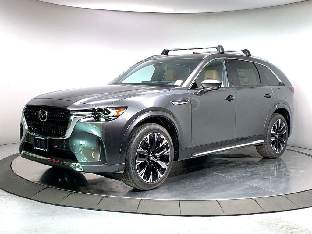 Machine Gray Metallic 2024 Mazda CX-90 3.3 Turbo S Premium Plus AWD SUV / Crossover All-Wheel Drive 8-Speed Automatic