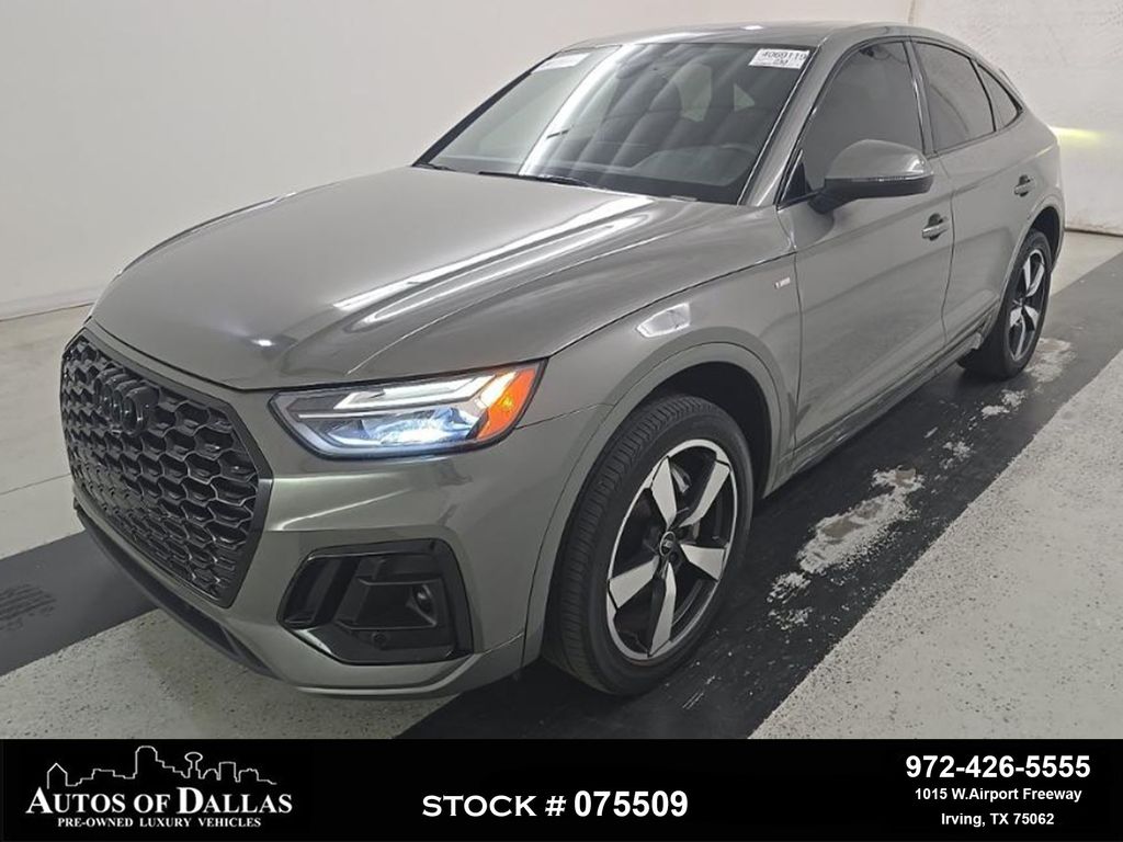 Gray Metallic 2023 Audi Q5 Sportback Sedan All-Wheel Drive 7-Speed Automatic