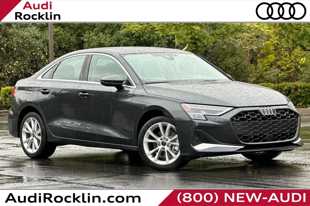 Gray Metallic 2025 Audi A3 quattro Premium 40 TFSI Sedan All-Wheel Drive 7-Speed Automatic