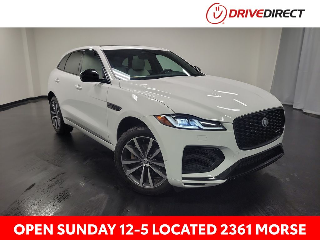 Ostuni Pearl White Metallic 2024 Jaguar F-PACE SUV / Crossover All-Wheel Drive 8-Speed Automatic