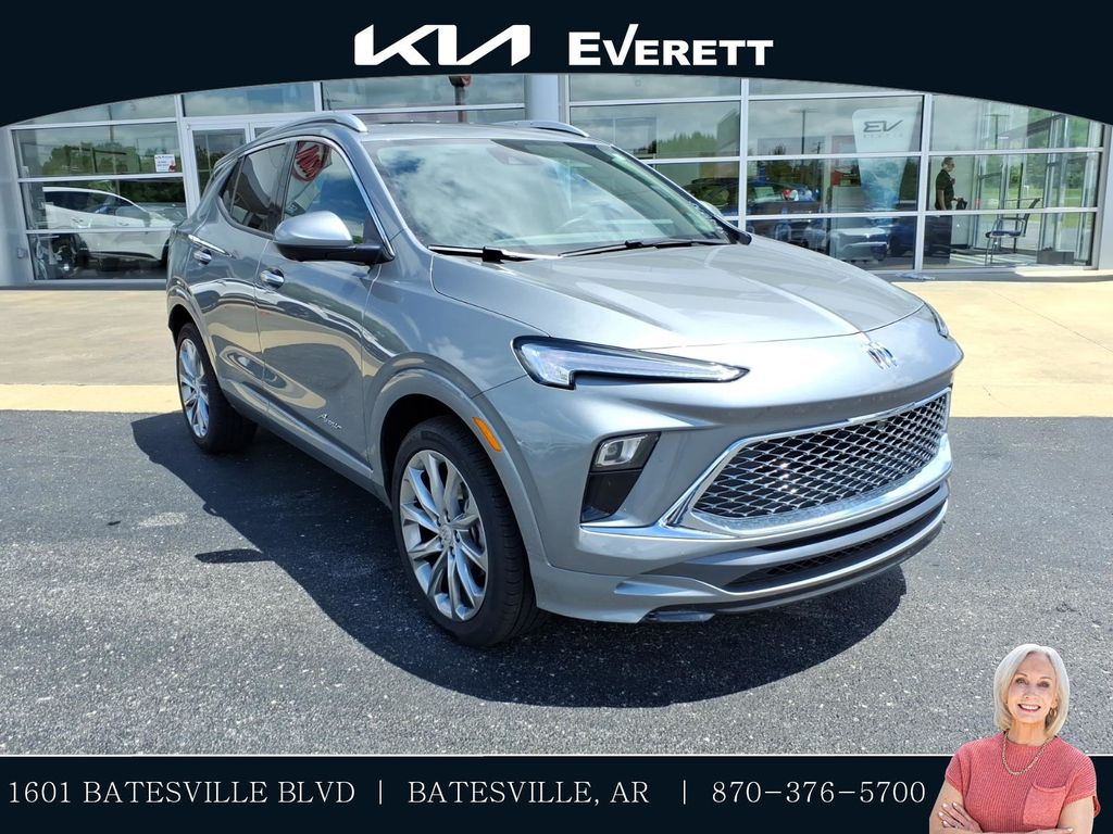 Moonstone Gray Metallic 2025 Buick Encore GX Avenir AWD SUV / Crossover All-Wheel Drive 9-Speed Automatic