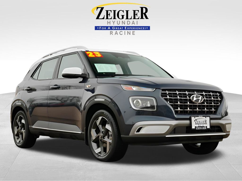 Denim w/White Roof 2023 Hyundai Venue Limited FWD SUV / Crossover Front-Wheel Drive Continuously Variable Transmission