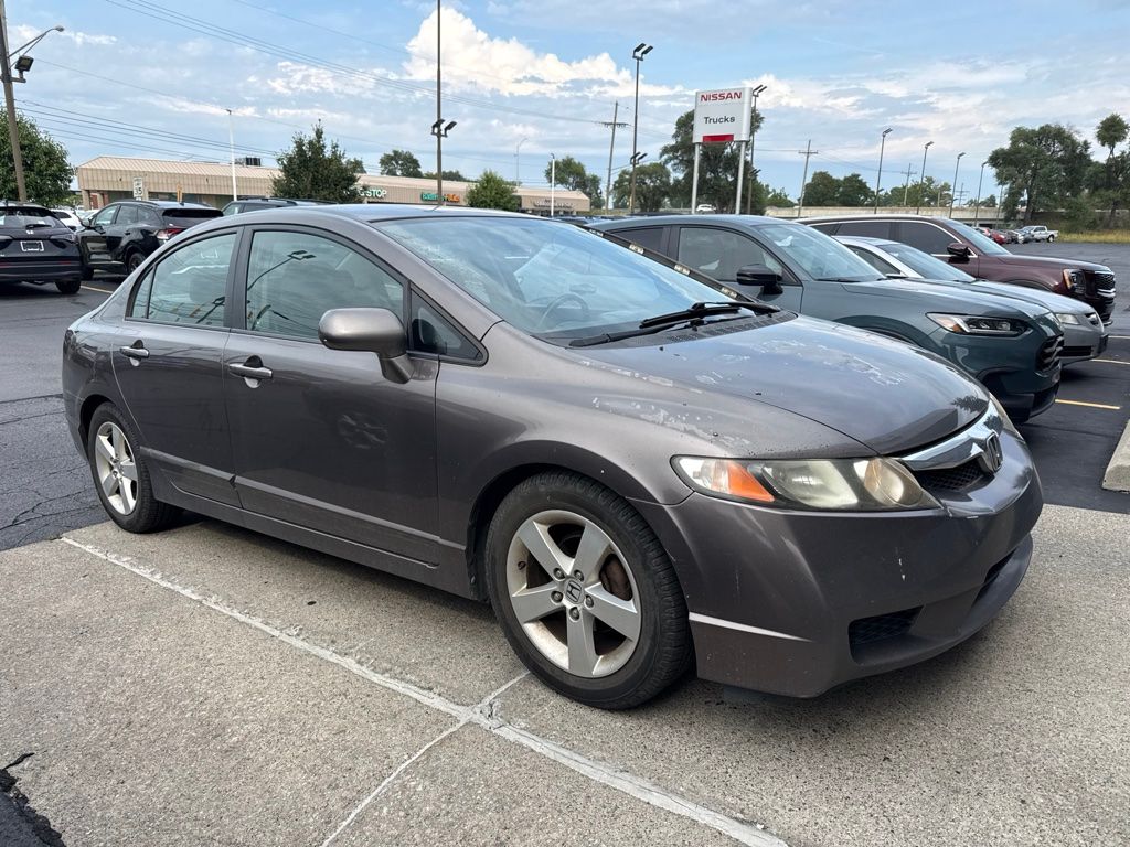 Polished Metal Metallic 2010 Honda Civic Sedan Front-Wheel Drive 5-Speed Automatic