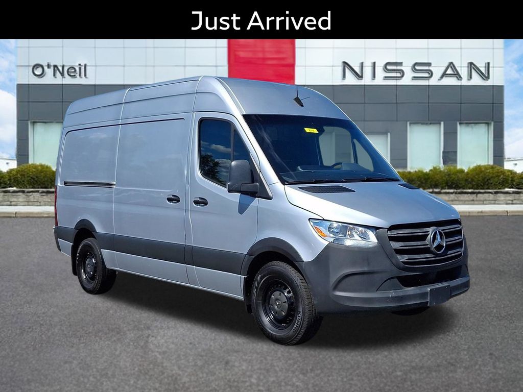 Silver 2021 Mercedes-Benz Sprinter Cargo Van 4X2 7-Speed Automatic