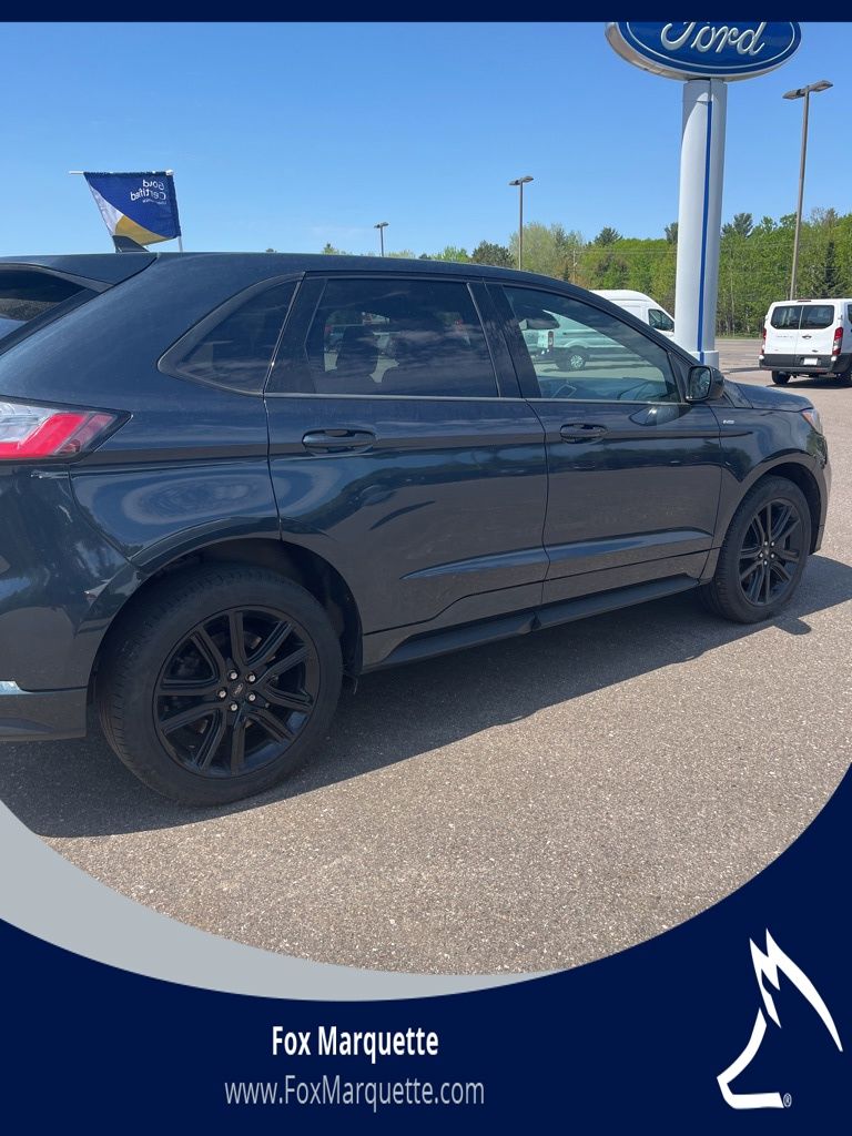 Stone Blue Metallic 2024 Ford Edge ST Line AWD SUV / Crossover All-Wheel Drive 8-Speed Automatic
