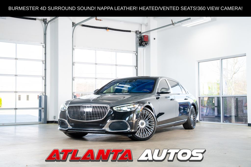 Black 2022 Mercedes-Benz S-Class Maybach S 580 4MATIC AWD Sedan All-Wheel Drive 9-Speed Automatic