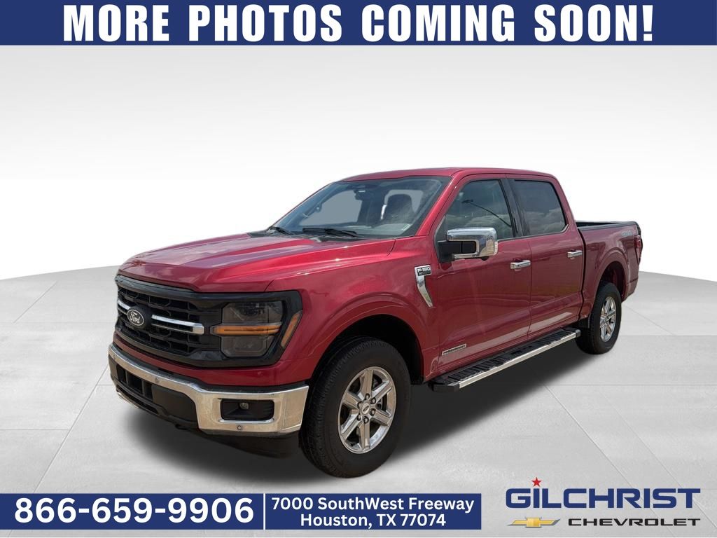 Red Metallic 2024 Ford F-150 Pickup Truck Four-Wheel Drive Automatic