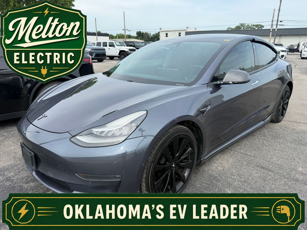 Midnight Silver Metallic 2020 Tesla Model 3 Sedan All-Wheel Drive 1-Speed Automatic