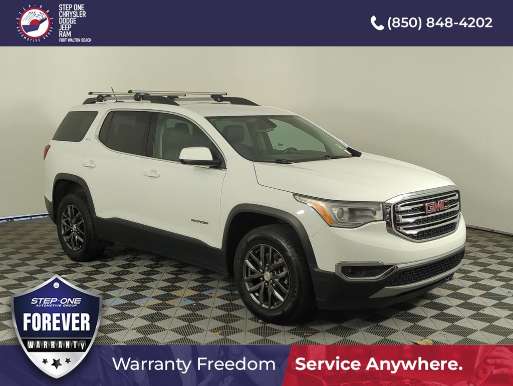 Summit White 2019 GMC Acadia SLT-1 AWD SUV / Crossover Four-Wheel Drive 6-Speed Automatic