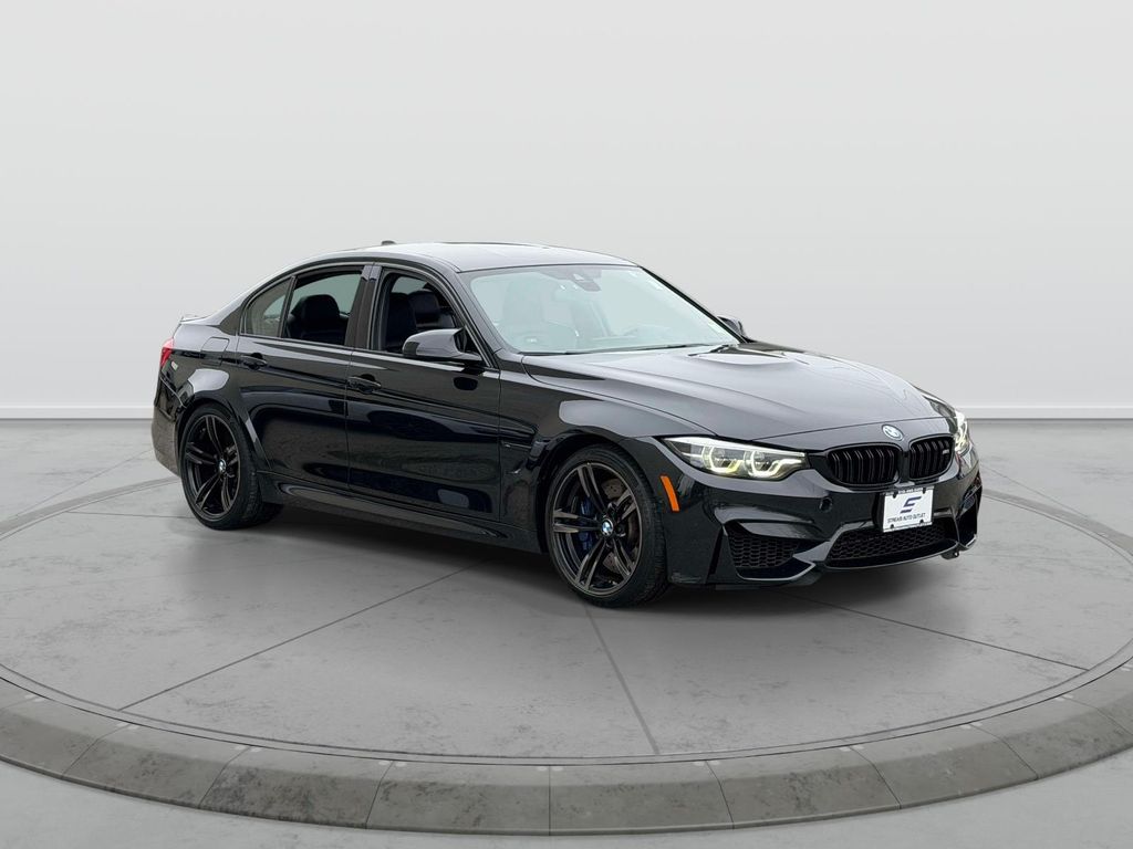 Black Sapphire Metallic 2018 BMW M3 Sedan RWD Sedan Rear-Wheel Drive 7-Speed Automatic