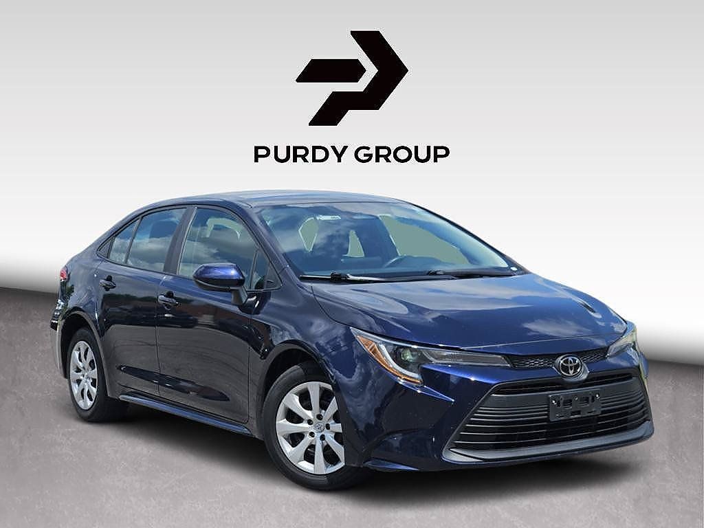 Blueprint 2024 Toyota Corolla Sedan Front-Wheel Drive Continuously Variable Transmission