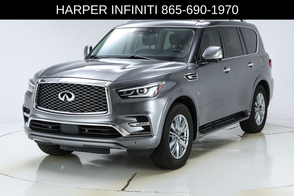 Gray (Graphite Shadow) 2020 INFINITI QX80 Luxe 4WD SUV / Crossover All-Wheel Drive 7-Speed Automatic