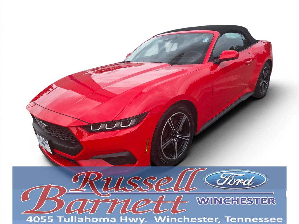 Race Red 2025 Ford Mustang Convertible Rear-Wheel Drive Automatic