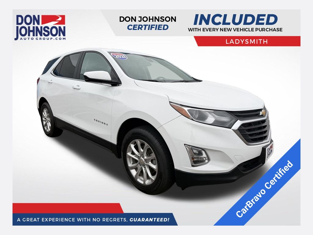 Summit White 2021 Chevrolet Equinox SUV / Crossover Four-Wheel Drive 6-Speed Automatic Overdrive