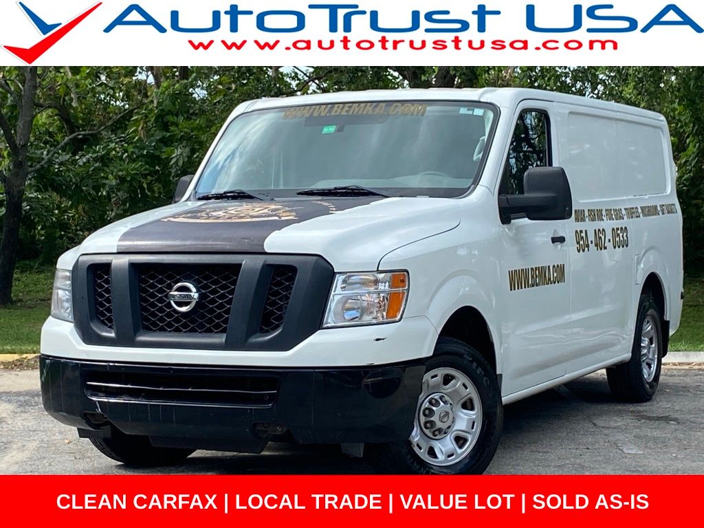 Glacier White 2017 Nissan NV Cargo Van Rear-Wheel Drive 5-Speed Automatic