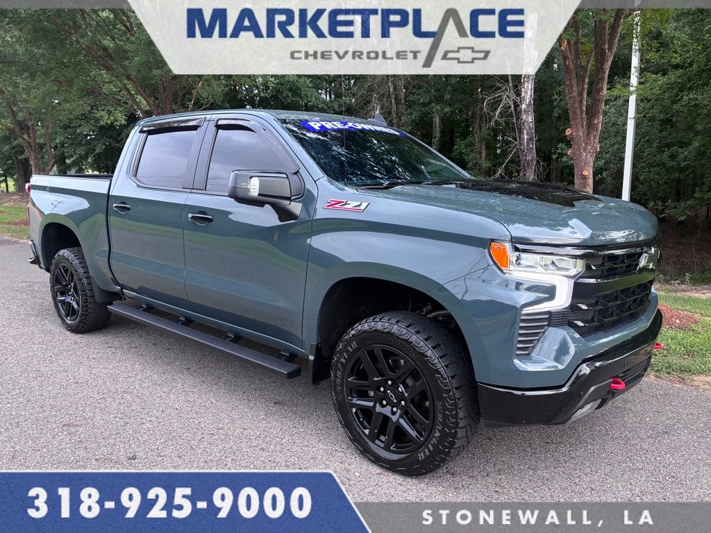 Cypress Gray 2025 Chevrolet Silverado 1500 Pickup Truck Four-Wheel Drive Automatic