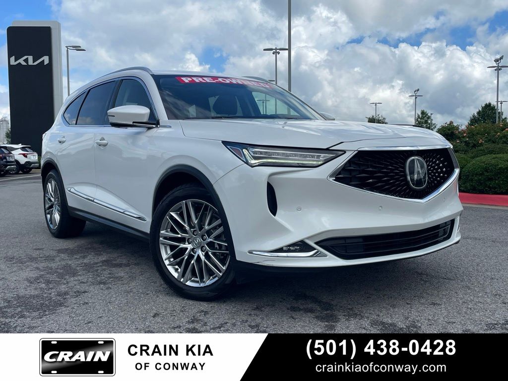 Platinum White Pearl 2022 Acura MDX SH-AWD with Advance Package SUV / Crossover All-Wheel Drive Automatic