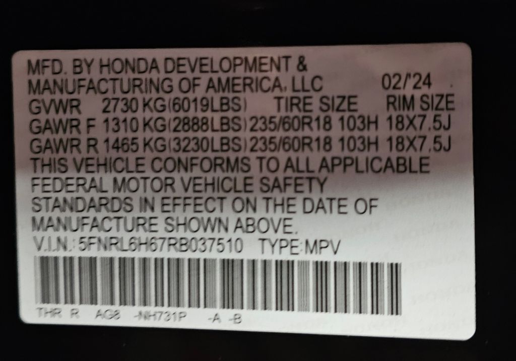 2024 Honda Odyssey EX-L