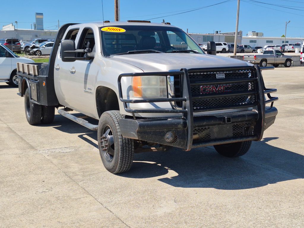 Silver Birch Metallic 2008 GMC Sierra 3500HD Pickup Truck Four-Wheel Drive 6-Speed Automatic