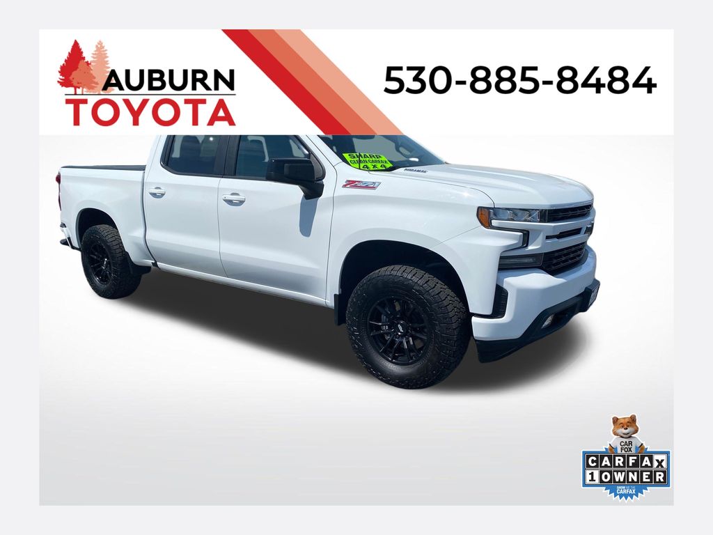 Summit White 2021 Chevrolet Silverado 1500 Pickup Truck Four-Wheel Drive Automatic
