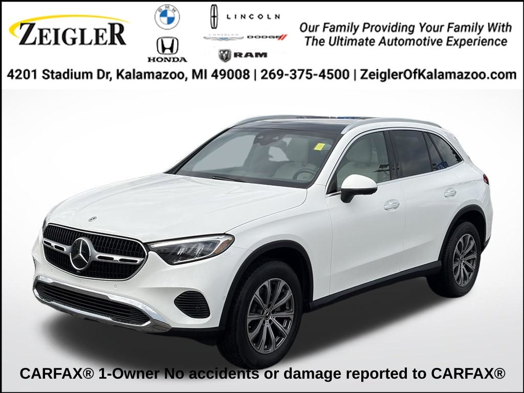 Polar White 2025 Mercedes-Benz GLC SUV / Crossover All-Wheel Drive 9-Speed Automatic
