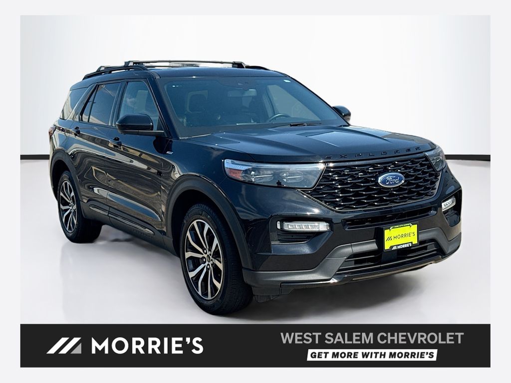 Agate Black Metallic 2023 Ford Explorer SUV / Crossover All-Wheel Drive Automatic