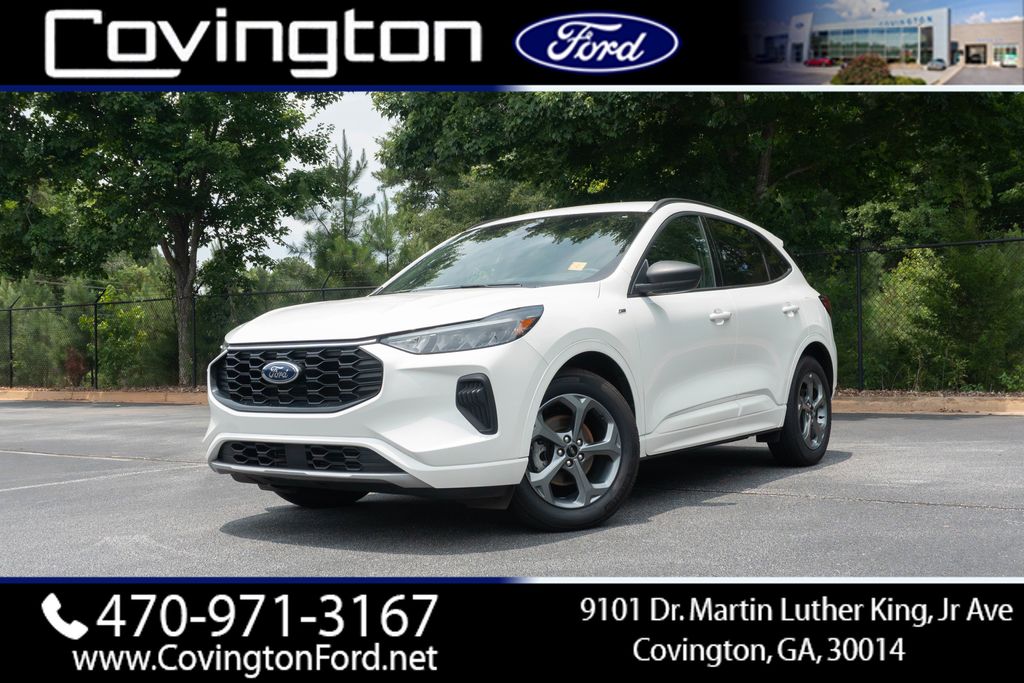 Star White Metallic Tri-Coat 2024 Ford Escape SUV / Crossover Front-Wheel Drive 8-Speed Automatic