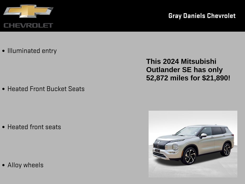 Used 2024 Mitsubishi Outlander SUV