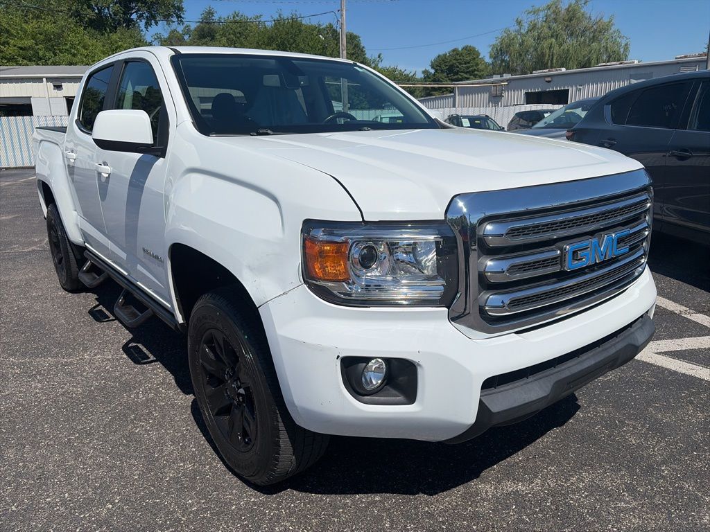 Summit White 2017 GMC Canyon SLE Crew Cab Pickup Truck 4X2 6-Speed Automatic