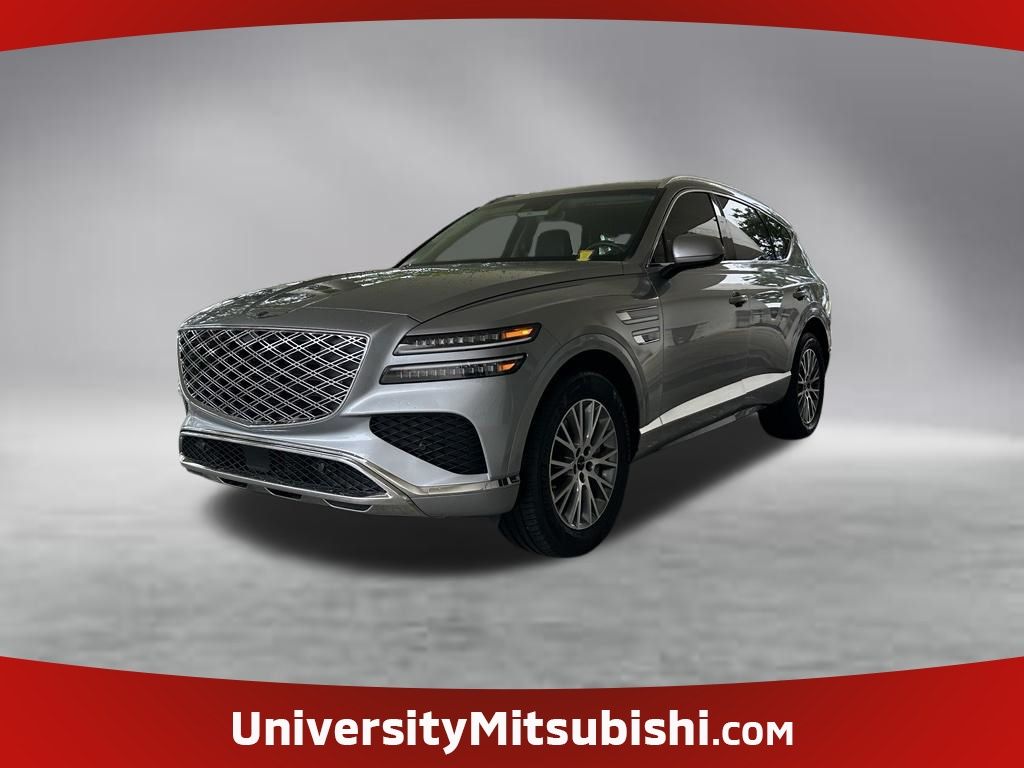 Silver 2025 Genesis GV80 SUV / Crossover All-Wheel Drive 8-Speed Automatic