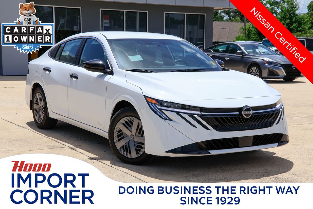 White (Fresh Powder) 2026 Nissan Sentra Sedan Front-Wheel Drive Continuously Variable Transmission